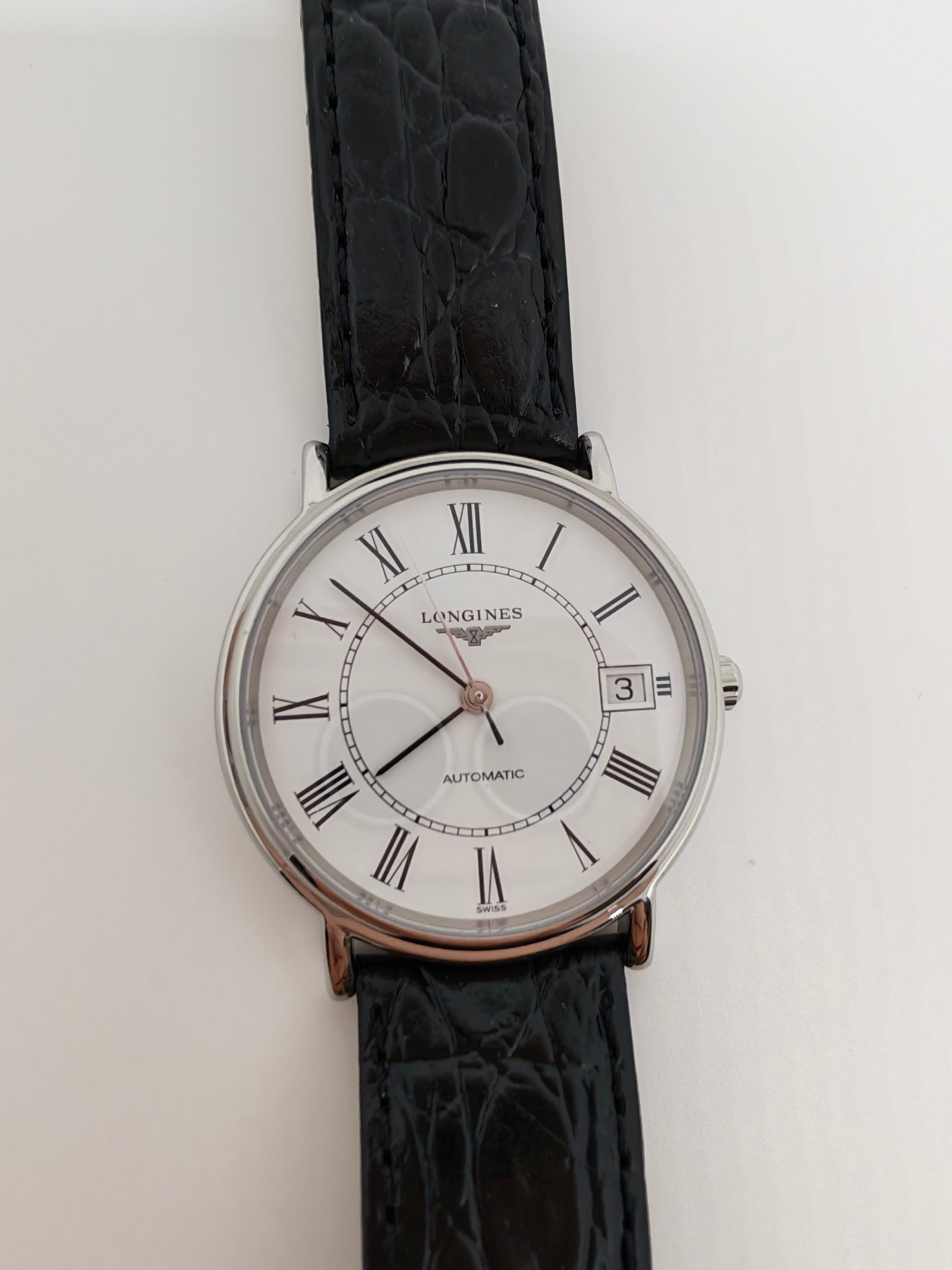 Longines White Automatic Presence Stainless L4.821.4.11.2  2026
