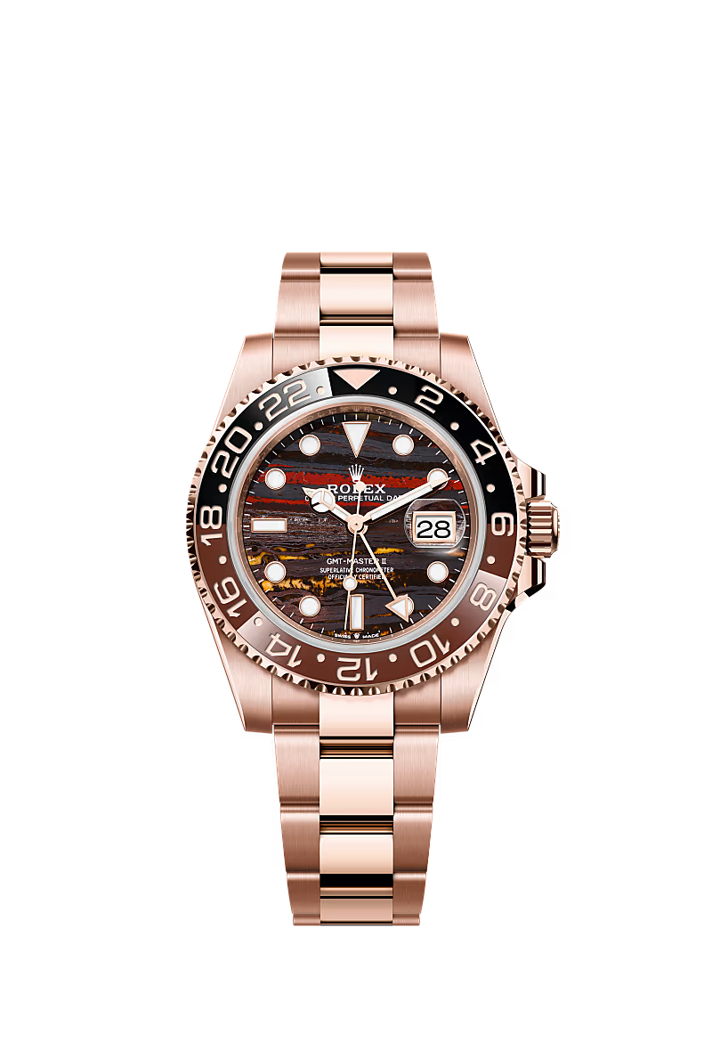 Rolex GMT-Master II 126715CHNR Tiger Iron Oyster