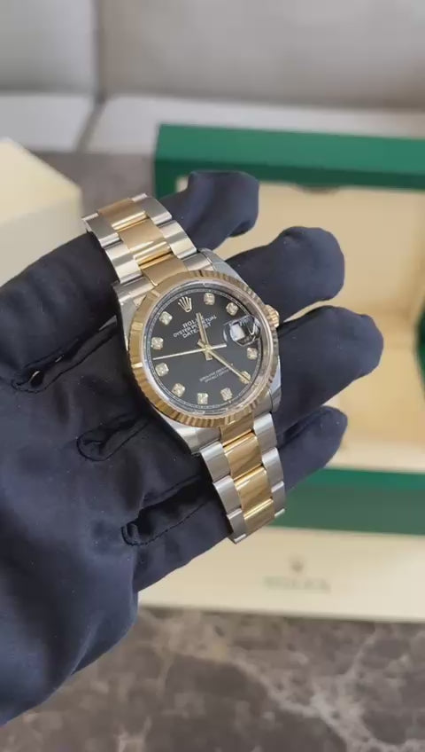 Rolex Datejust 36 126233G Schwarze Auster 2025