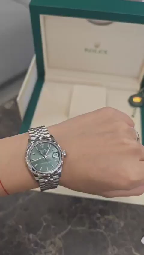 Rolex Datejust 31 278344RBR Grüner Index Jubiläum 2024