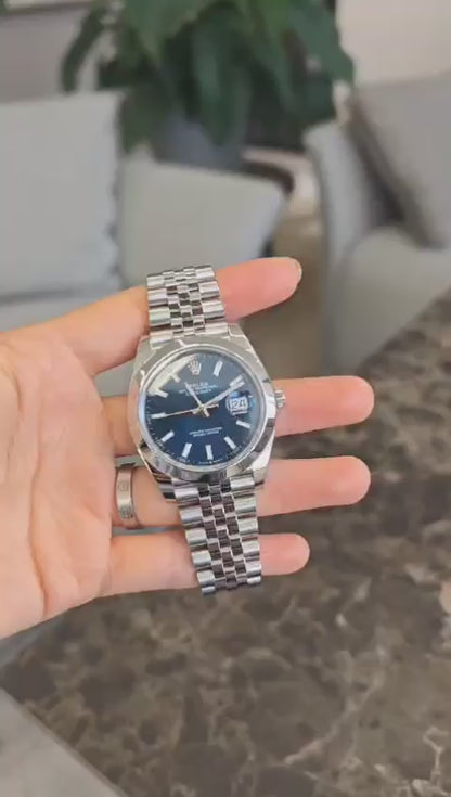 Rolex Datejust 41 126300 Blauer Index Jubilee 2024