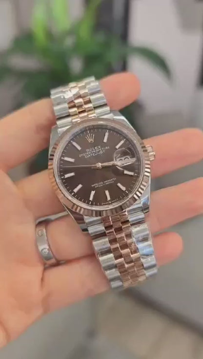 Rolex Datejust 36 126231 Choc Index Jubilee 2025