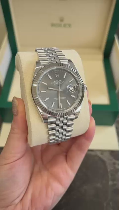 Rolex Datejust 41 126334 Grau Index Jubilee 2025