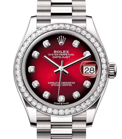 Rolex Datejust 31 278289RBR Red Ombre Set with Diamonds