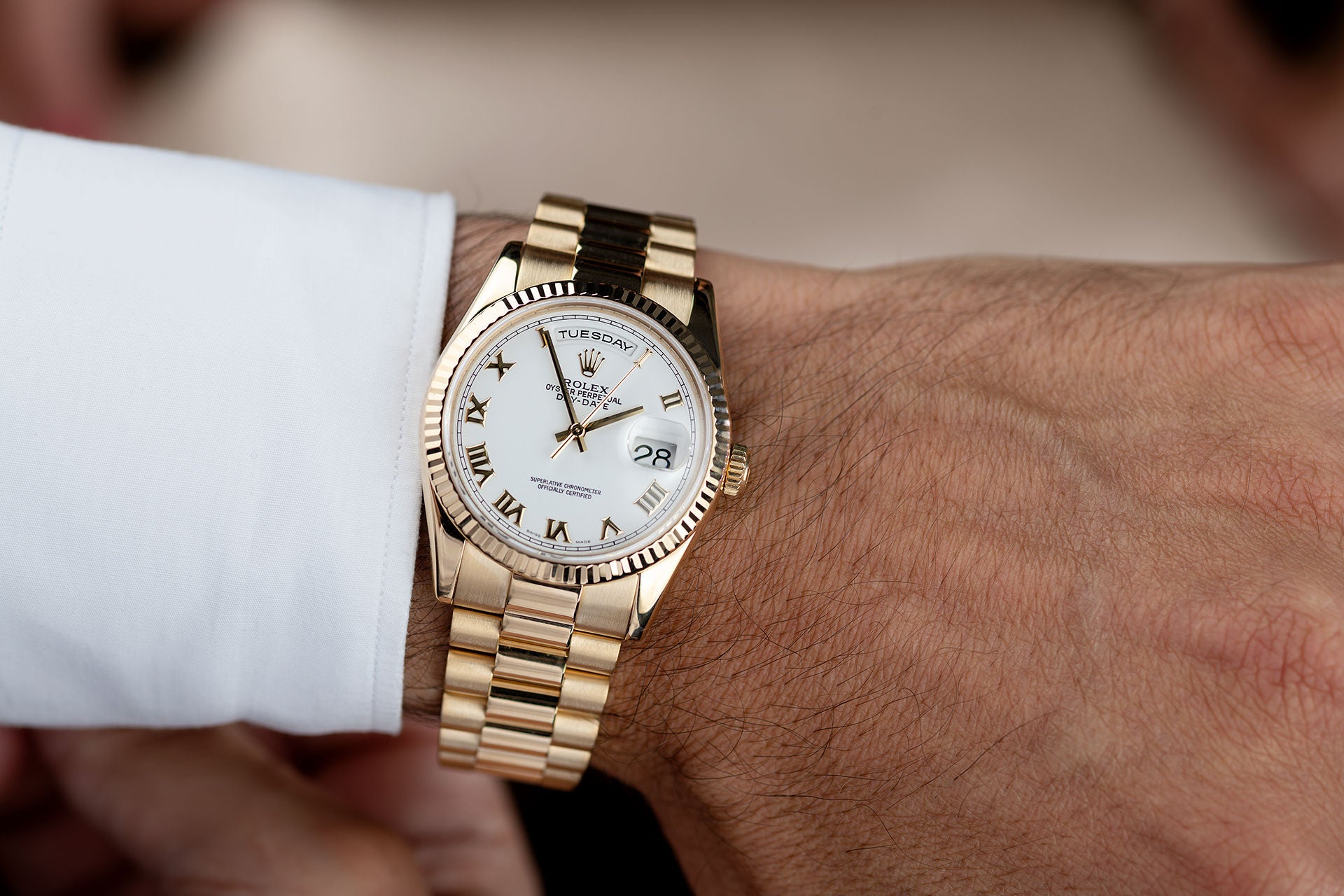 Rolex Day-Date "President" 118238 White 2009 Full Set