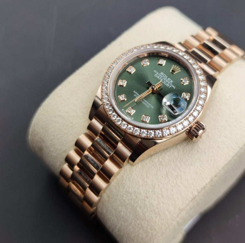 Rolex Lady-Datejust 279135RBR Green Oyster m279135rbr-0014 2026